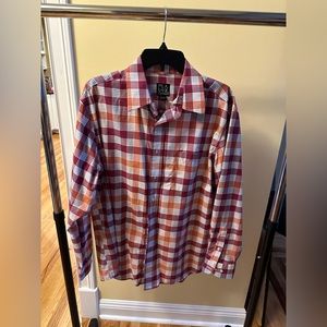 JoS. A. Bank Travelers Tailored Fit Sportshirt - Men’s Large